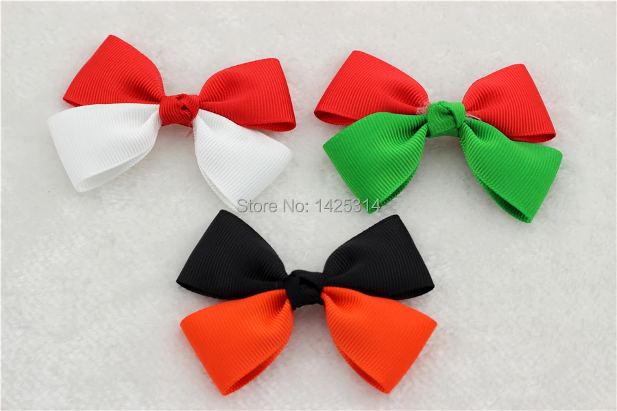 Банты из корсажной ленты с/без зажима 30 шт. 3 дюйма|ribbon bow making|ribbon bows wholesalebow earring |