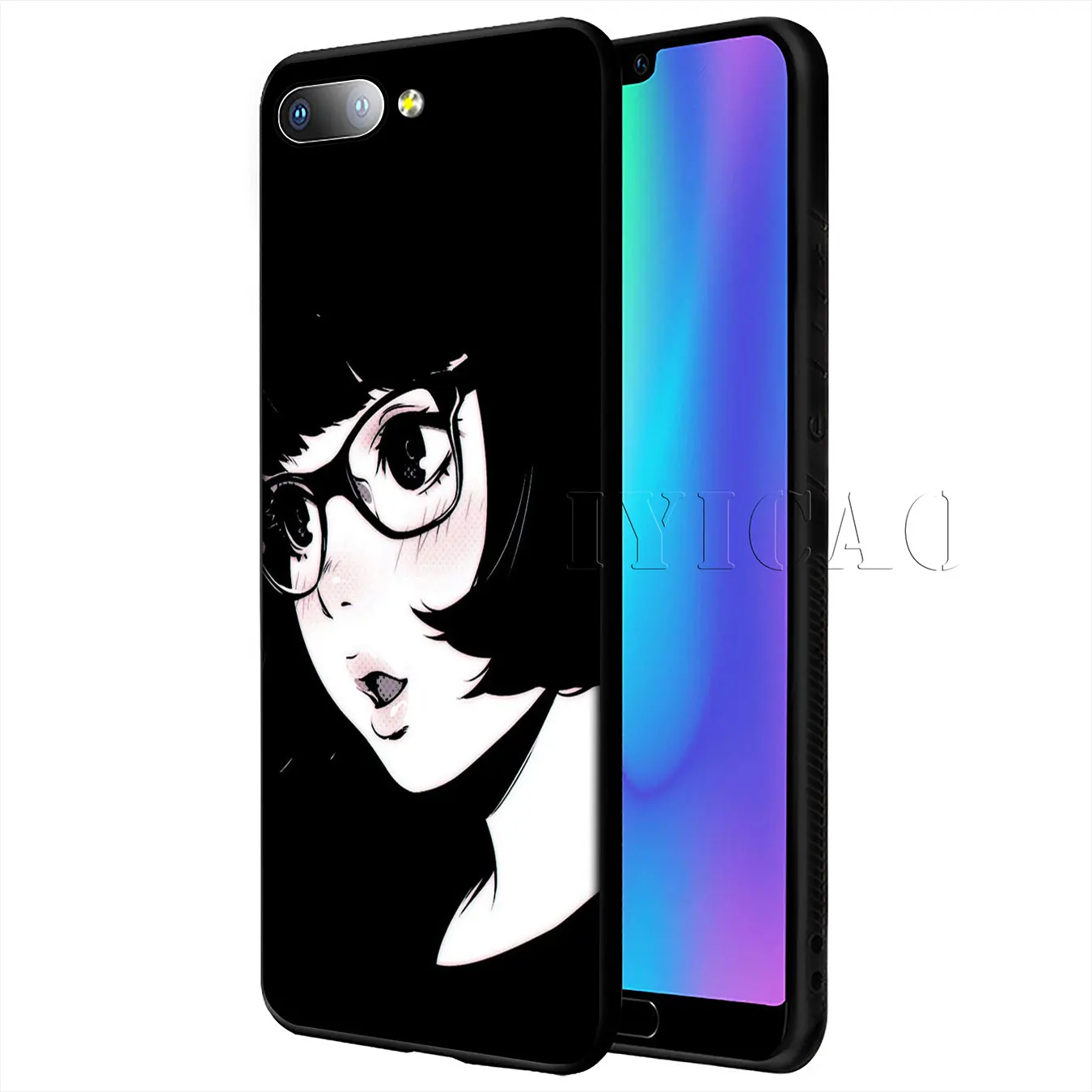 IYICAO stare японский Мягкий силиконовый чехол для телефона Huawei Y9 Y7 Y6 Prime 2019 Honor 20 8C 8X 8 9 9X