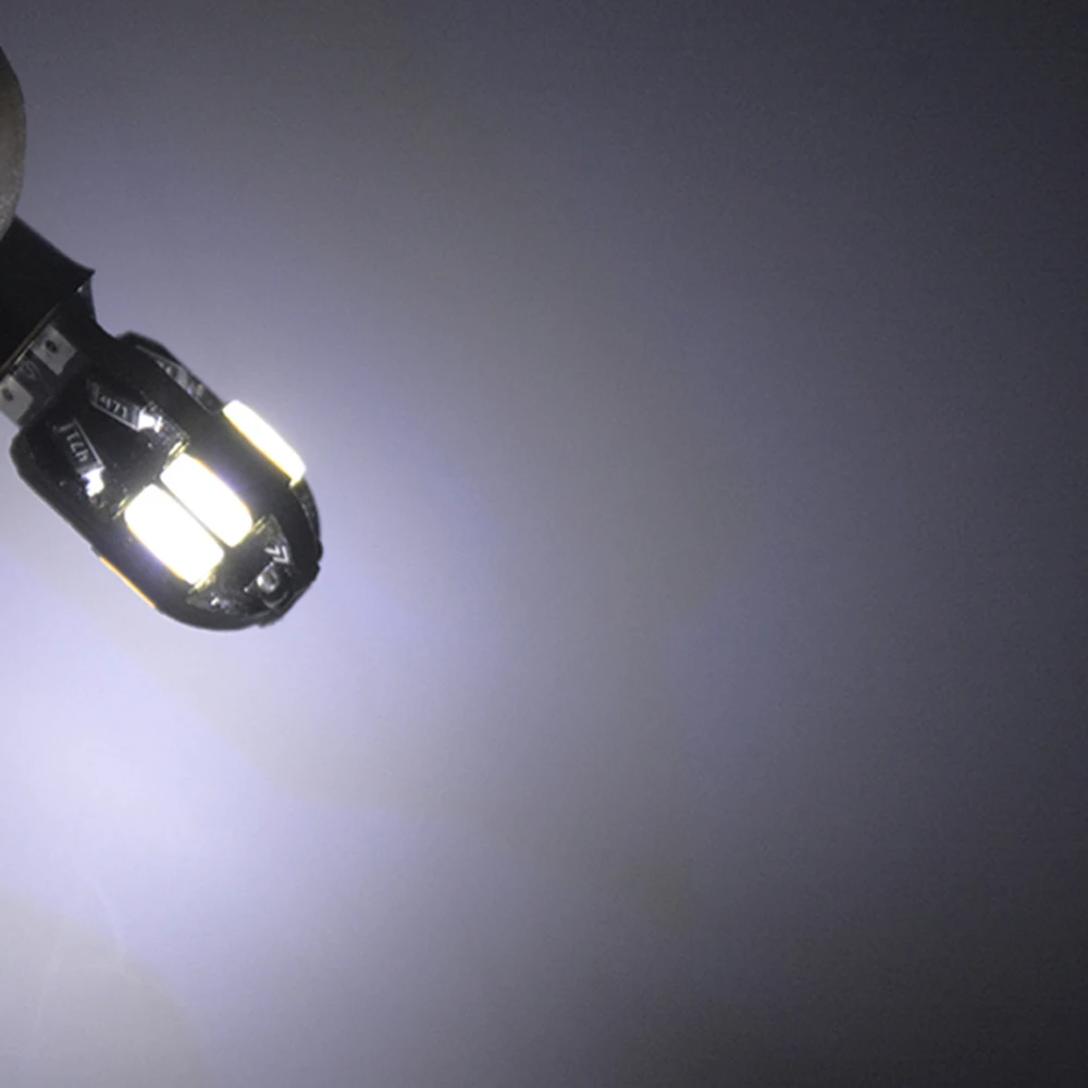 Canbus! 10 шт. BA9S 8 SMD 5730 Canbus безошибочный светодиодный светильник автомобильный зазор