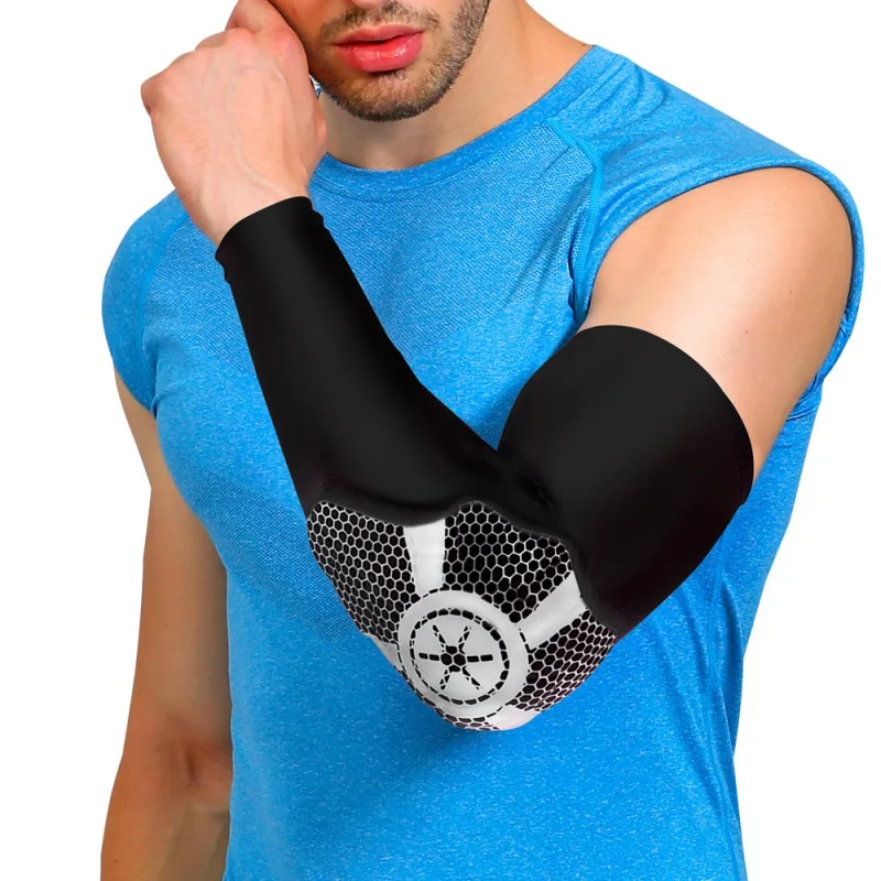 

Basketball arm guards breathable long elbow joint wristbands outdoor hiking riding football sports safety supplies