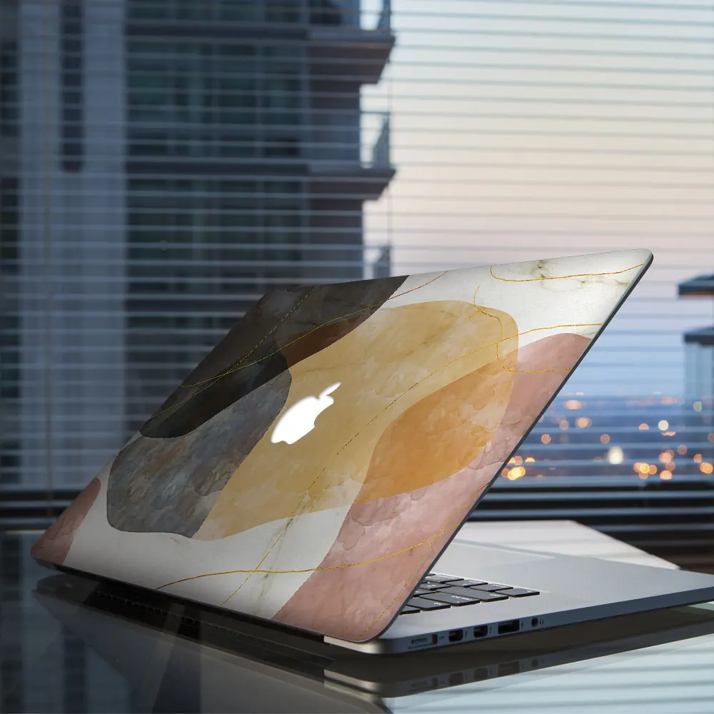 Ударная каменная виниловая наклейка для DIY MacBook Air Pro retina 11 13 15 дюймов наклейка для Mac ноутбука полное покрытие наклейка