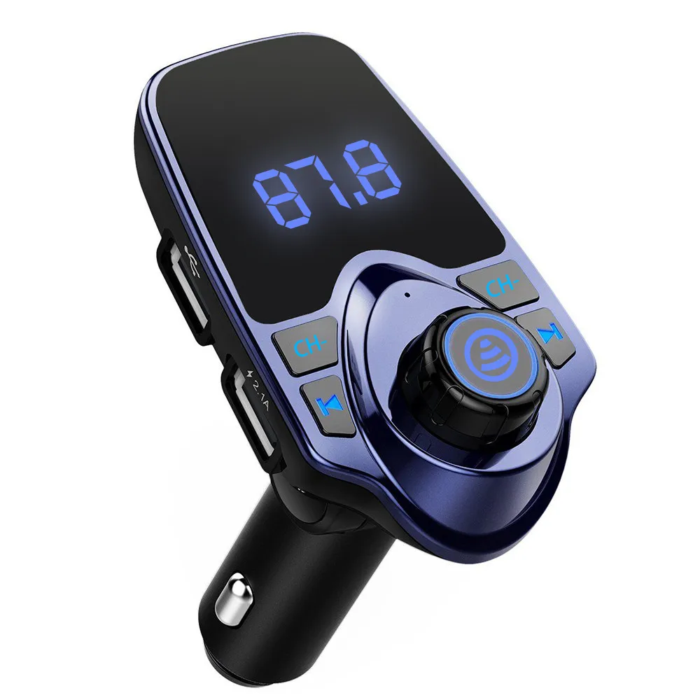 Авто Многофункциональный Car Kit Беспроводной Bluetooth Handsfree fm передатчик MP3 плеер Dual USB