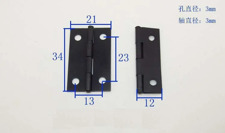 

1.5 inch black hinge crafts accessories box parts gift box hinge 34 *21*0. 5