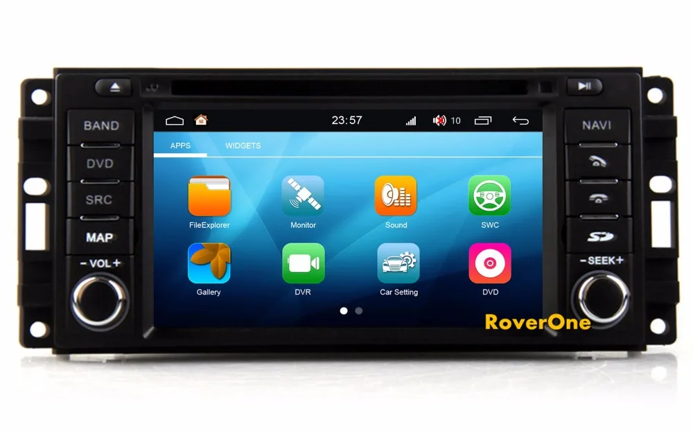 RoverOne Android 8,0 Автомобильная Мультимедийная система для Dodge Grand Caravan 2008-2011 Радио Стерео DVD gps навигация медиа музыкальный плеер