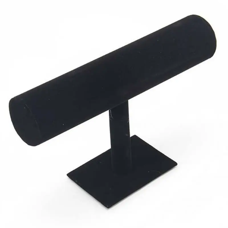 Органайзер для ювелирных изделий Черный Бархатный браслет цепь часы t бар стойка