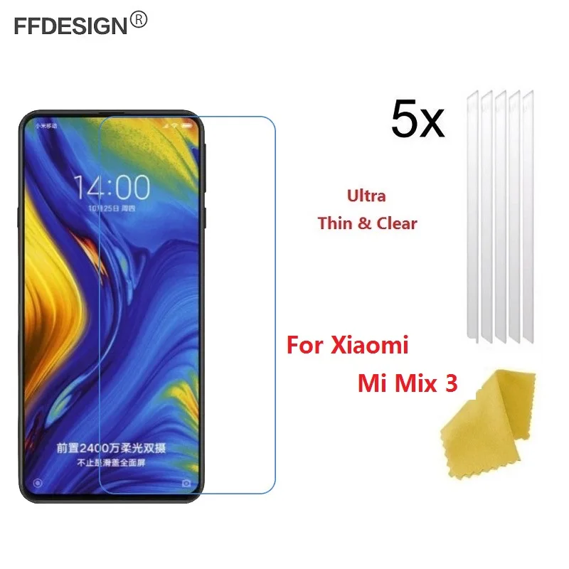 Защитная пленка с защитой от царапин для ЖК-экрана Xiaomi Mi Mix 3 защитная из фольги