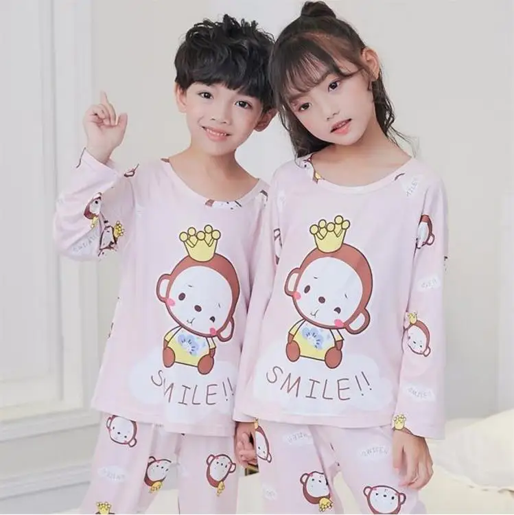style 2 Детский комплект с длинными рукавами; модная Пижама; одежда для сна; детский подарок на день; детская пижама для отдыха с героями мультфильмов; милые пижамы для девочек - Цвет: style 2