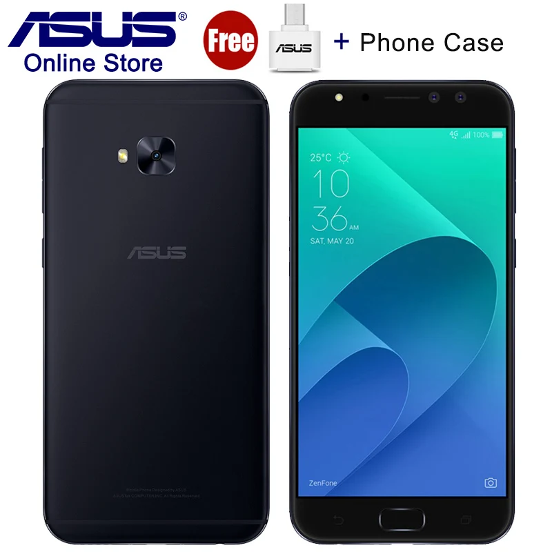 Мобильные телефоны ASUS ZenFone 4 Selfie Pro (ZD552KL) 4G LTE двойная фронтальная камера 2 0 ГГц Гб 64