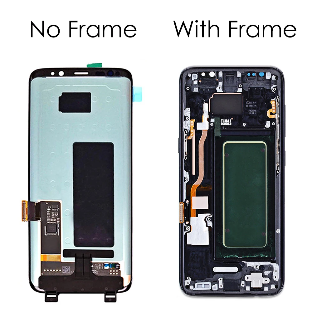 ЖК дисплей Super AMOLED для SAMSUNG GALAXY S8 экран G950F G955 G955F сенсорный дигитайзер в сборе