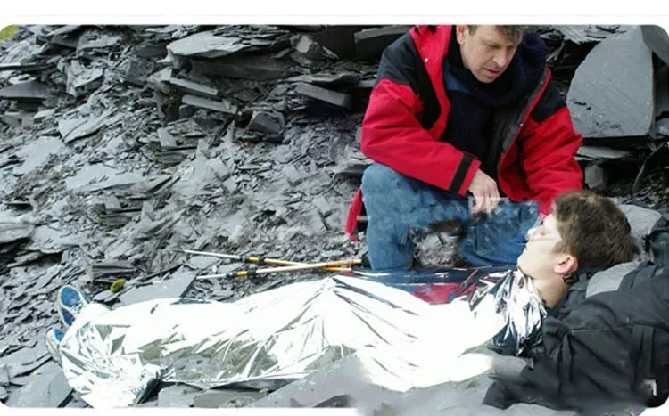 Готовность к стихийным бедствиям аварийное космическое одеяло для кемпинга