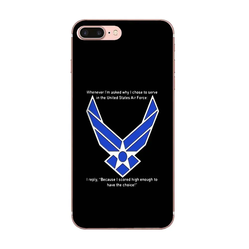 Принт с символом США Air Force MOM Usaf для Samsung Galaxy Note 5 8 9 S3 S4 S5 S6 S7 S8 S9 S10 mini Edge Plus Lite