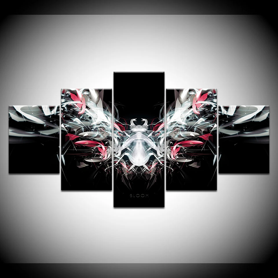 5 панелей плакаты с насекомыми модульная настенная Картина на холсте