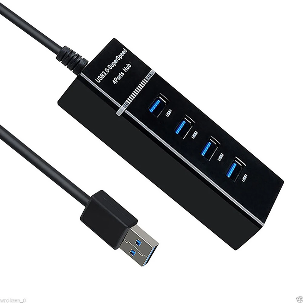 4 порта USB3.0 высокоскоростное зарядное устройство разветвитель адаптер