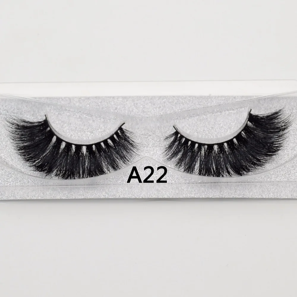 

Visofree eye lashes natural 100% handmade soft false eyelashes Upper Real Mink Makeup Thick sexy long 3D Mink lashes A22