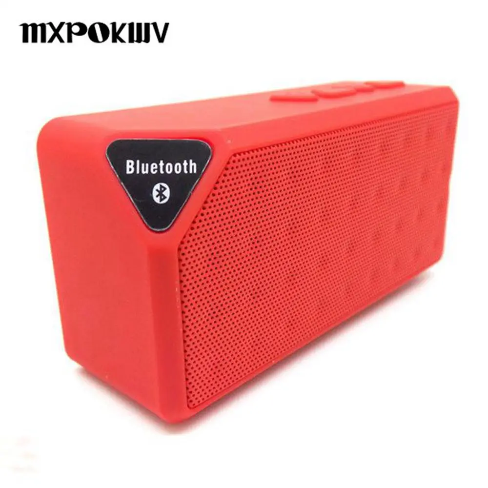 X3 Портативный Mini Bluetooth Динамик Беспроводной Музыка Sound Box сабвуфер громкий s с