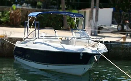 3-лучевая алюминиевая 25-миллиметровая круглая трубка Bimini Top UV водонепроницаемая