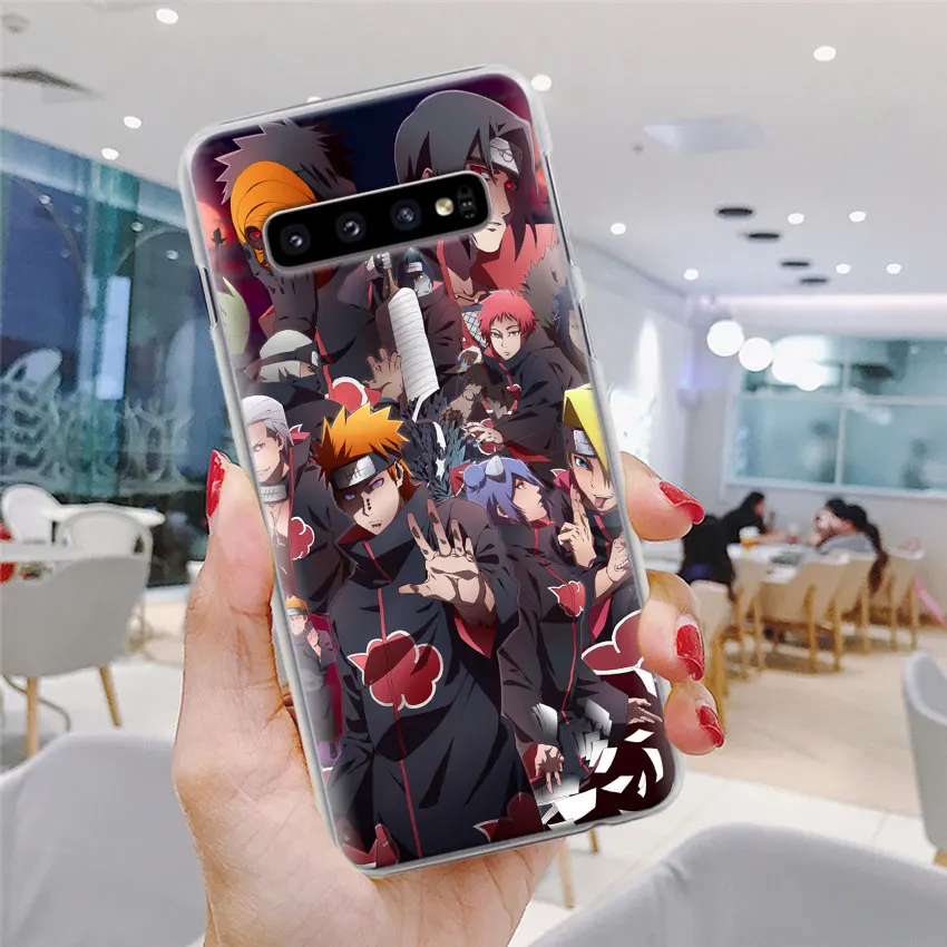 Ботинки в стиле аниме «Naruto Akatsuki чехол для телефона для samsung Galaxy S10e S10 плюс S7 S8 S9 Plus, Note 8, 9, 10, плюс S10 5G M20 M30 жесткий чехол Coque