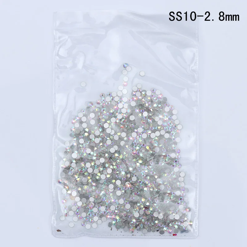 1 Bag Flat Back 3D Nail Decoration Colorful Multi-size Rhinestone Art | Красота и здоровье