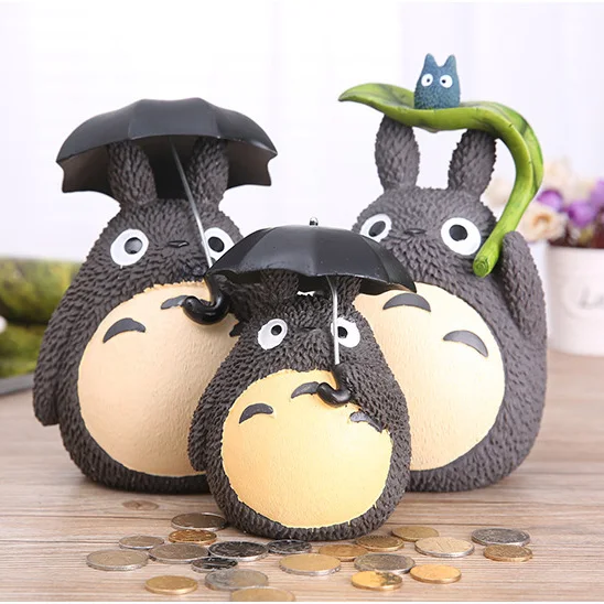 1 шт. мультфильм Хаяо Миядзаки Мой сосед Тоторо с зонтиком лист Кукла Смола