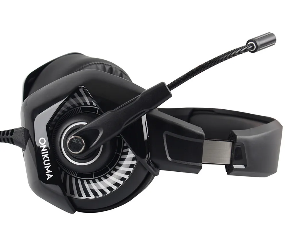 ONIKUMA PC Gamer стерео гарнитура casque PS4 Игровые наушники с микрофоном для нового Xbox One компьютера ноутбука планшета