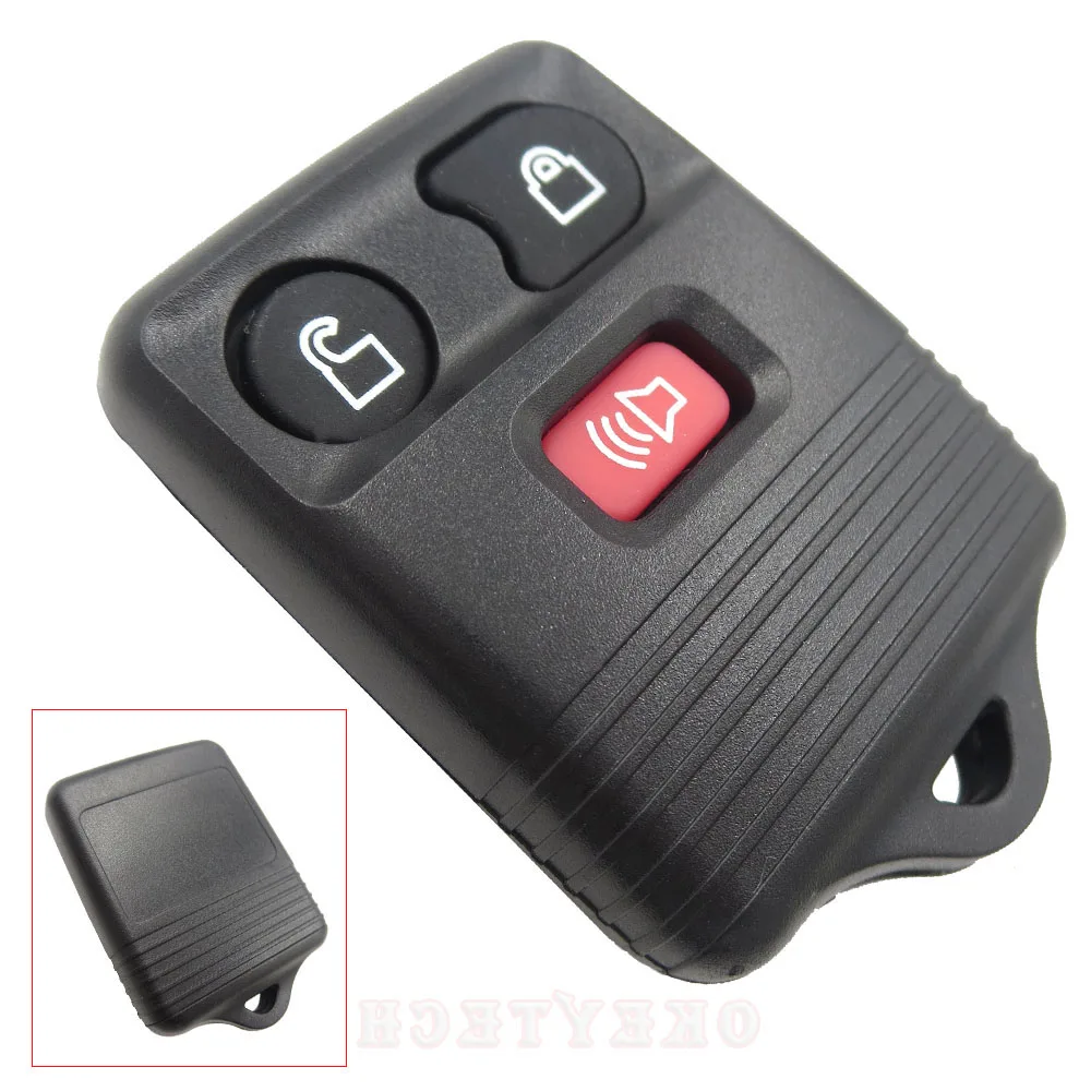 3 кнопки дистанционного ключа автомобиля чехол Fob Shell Pad для Ford Transit Edge F 250 супер Duty