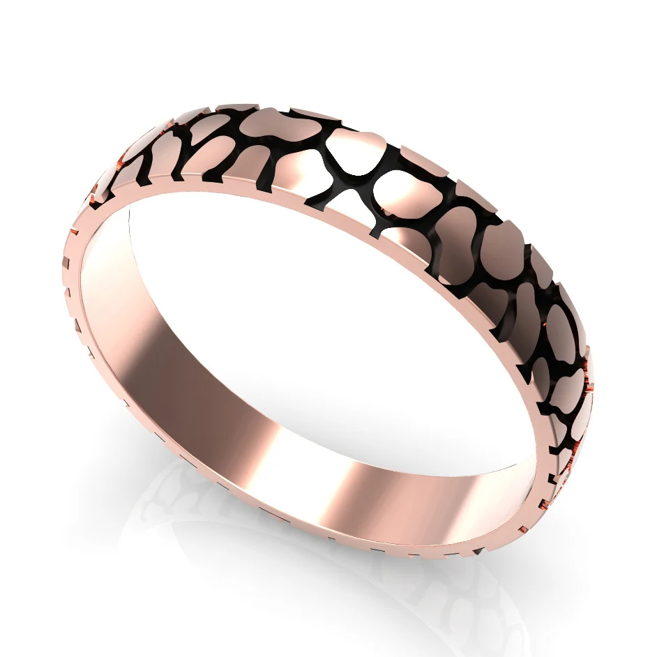 4mm Rose Gold Ring Floya 4 мм ширина Сменные заполненные кольца медный материал для женщин из нержавеющей стали базовый набор принадлежностей кольцо - Цвет основного камня: 4mm Rose Gold Ring
