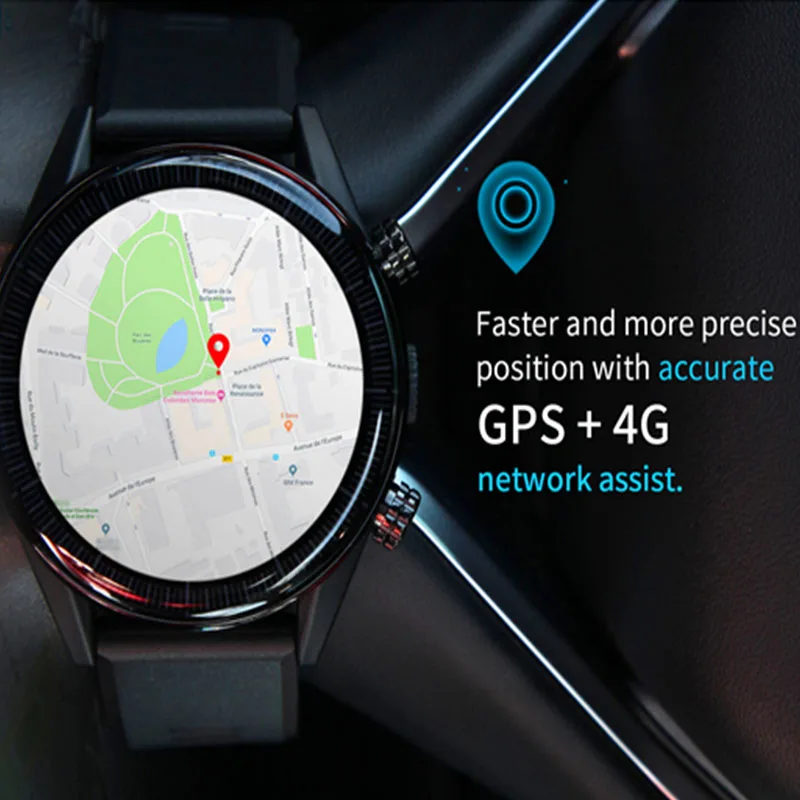 Смарт часы KC05 4G Android GPS Wi Fi Sim карта водонепроницаемые IP67 деловые спортивные с