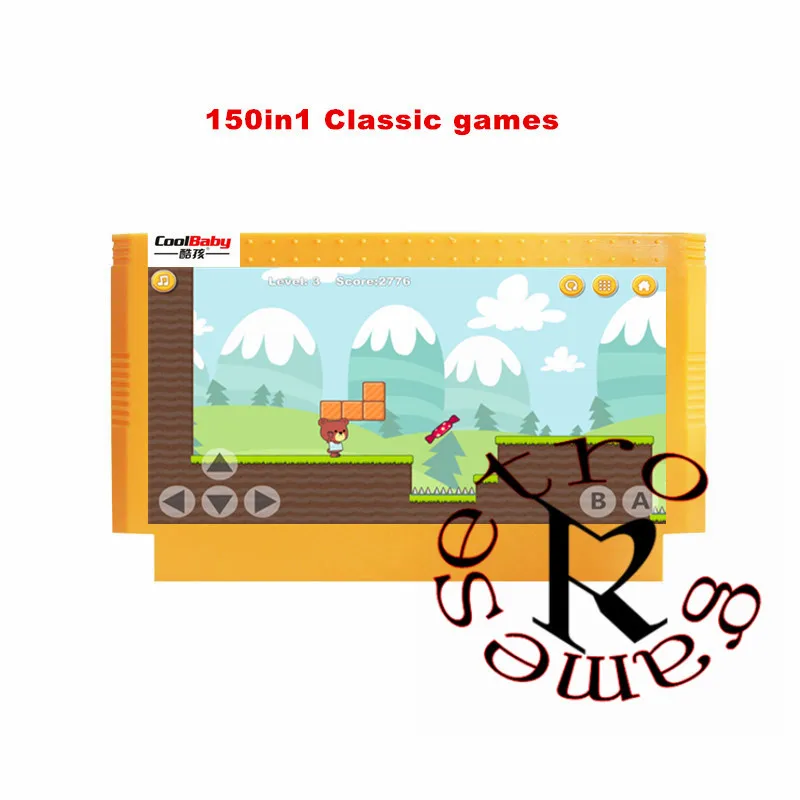 Классические игры coolbaby 7/150/180/380/400/500 в 1 лучший подарок для детей 8 битная игровая
