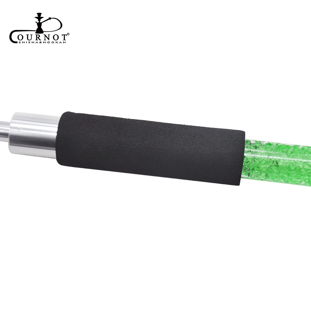COURNOT Cool Ice Hookah ручка подходит для любого кальяна шланг длиной 310 мм Chicha Narguile ручка Ues губка обернутая со льдом капсулы