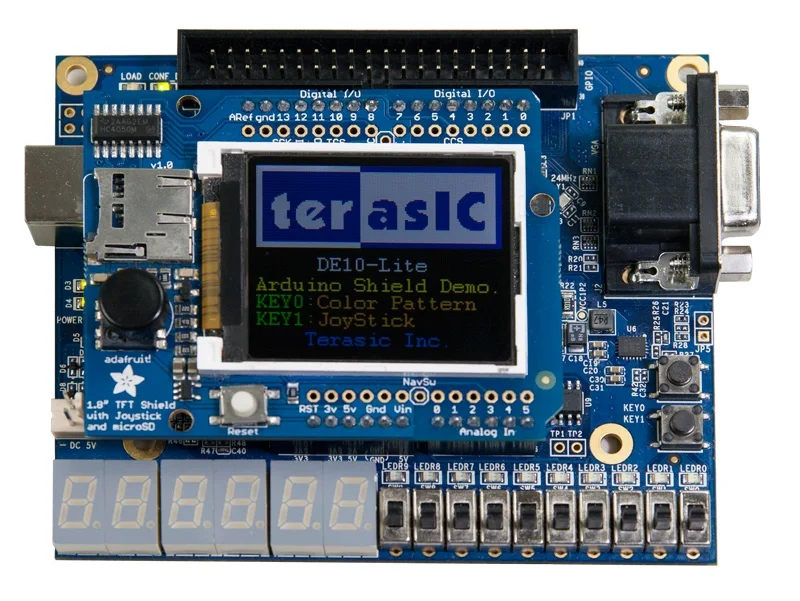 Altera MAX 10 FPGA макетная плата логическая IC 10M50DAF484C7G DE10-LITE инструменты разработки MAX10 с Arduino Uno R3 разъем