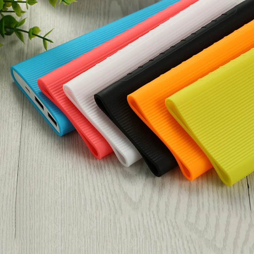 Внешний аккумулятор Xiaomi Power Bank 2 10000 мАч мягкий силиконовый защитный