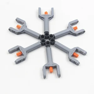 Самоблокирующиеся блоки, бесплатная доставка, строительные блоки MOC, 2 шт., линейный привод 7-9 м, совместим с Lego HT