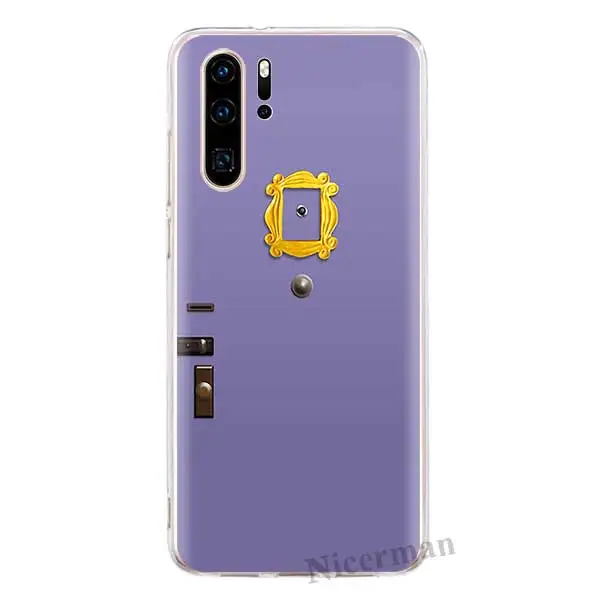 06 Мягкий чехол из ТПУ для huawei P30 P20 Pro P30 P20 Lite P10 P9 Lite P Smart Plus Friends tv дверь прозрачный силиконовый чехол - Цвет: 06