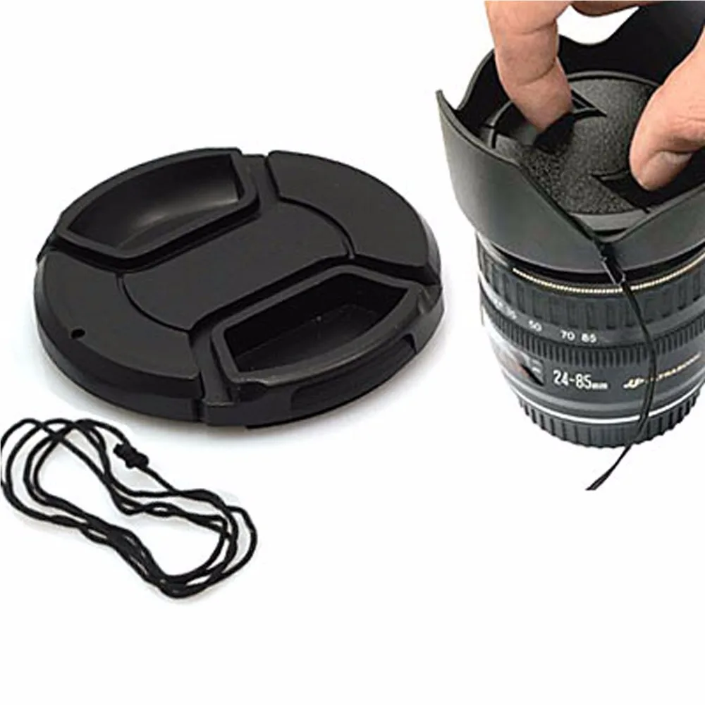 

DSLRKIT 62mm Center Pinch Snap on Front Cap for Lens / Filters