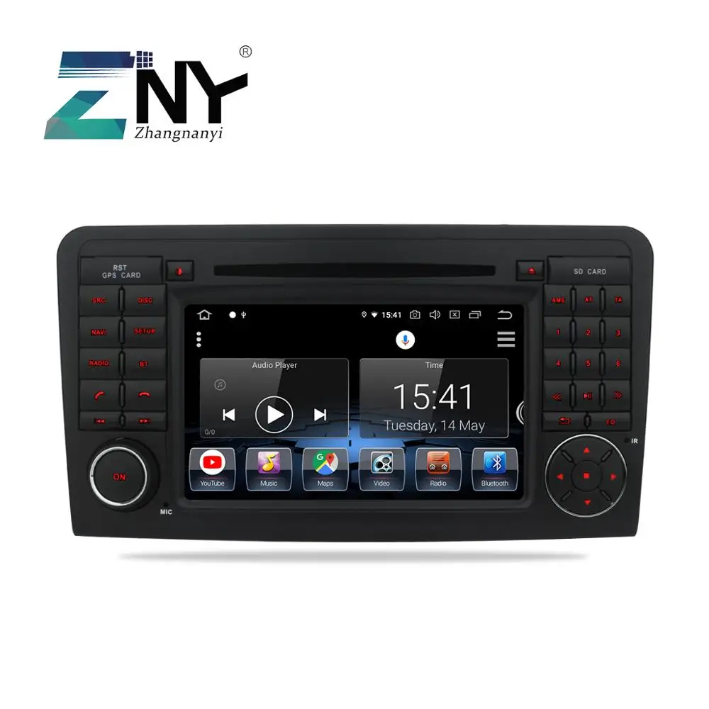 7 &quotips Android 8 Автомобильный DVD 2 Din Авто Радио для Benz класс GL ML W164 X164 ML350 GL450