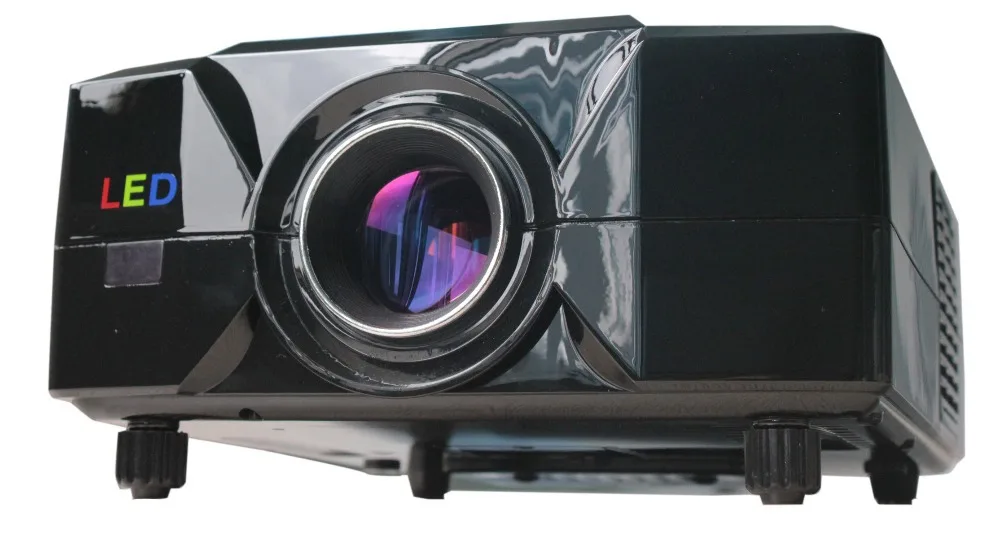 Мини 2500 lumens проектор Full hd 1080 P Из светодиодов жк-портативный projektor Домашний