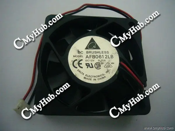 2-контактный охлаждающий вентилятор Delta Electronics AFB0612LB 12 В постоянного тока 6015 А