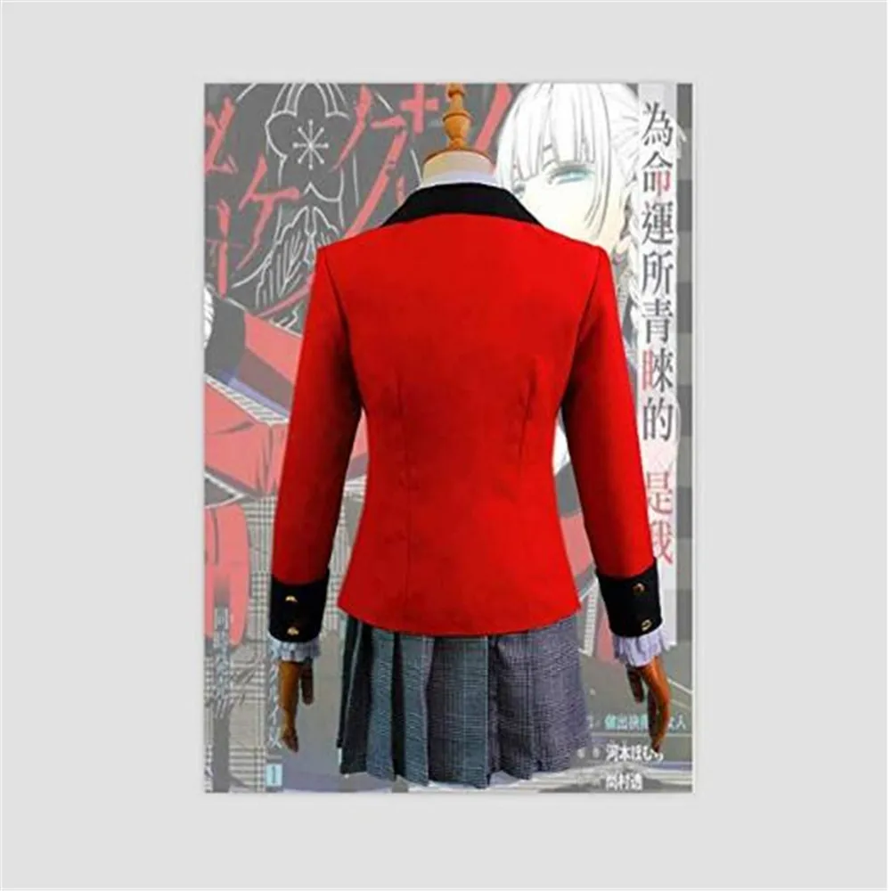 Бесплатная доставка костюм для косплея RainbowCos0 Kakegurui компульсивный игрок униформа