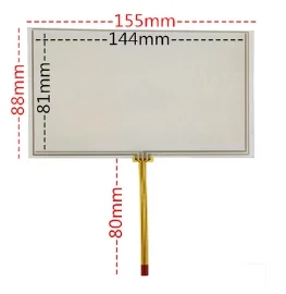 Gps de 6.2 Polegadas para Veículo. Tela de Toque Manuscrita e Resistente à Navegação. 10 Tamanhos de 155*88 mm Novo