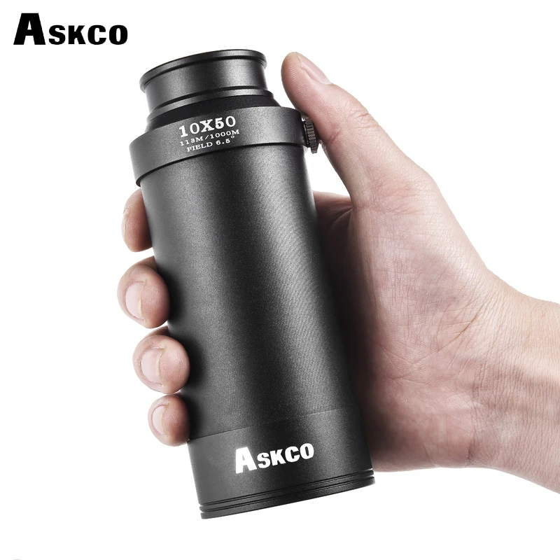 Монокулярный Телескопический пиратский бинокль Askco HD 10X50 полностью