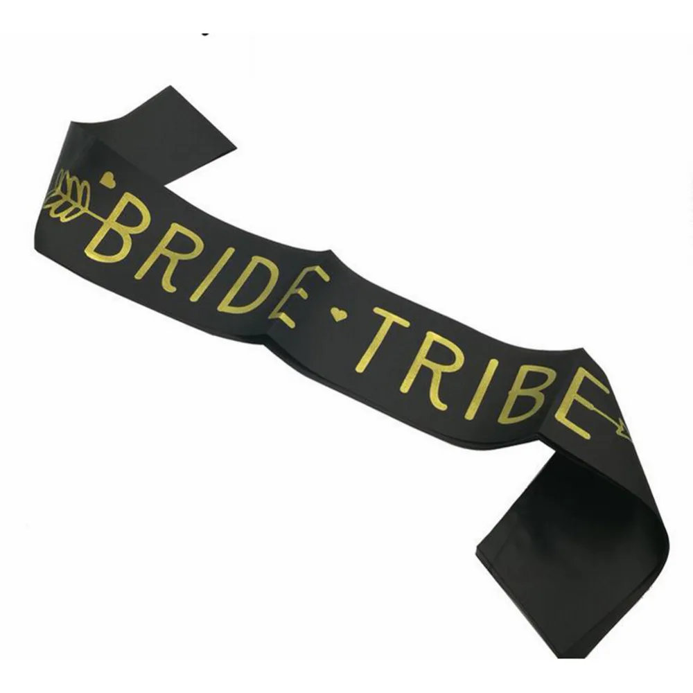 6 шт. надпись Bride Tribe девичник для вечеринки невесты кушак свадебный душ забавные