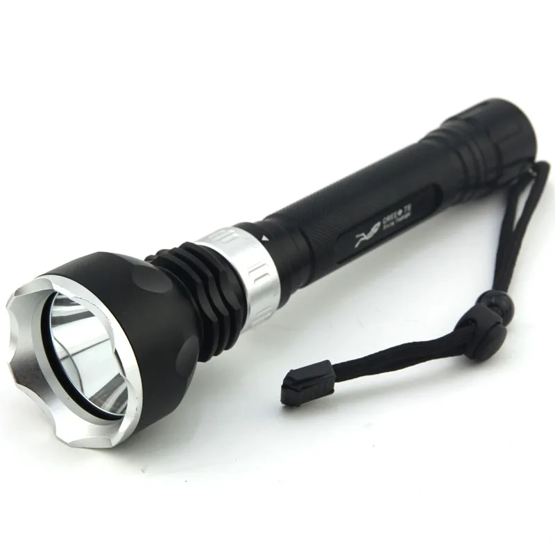 

New Underwater 2000LM Diving Flashlight Torch XML-T6 LED Light Lamp Waterproof Super T6 LED