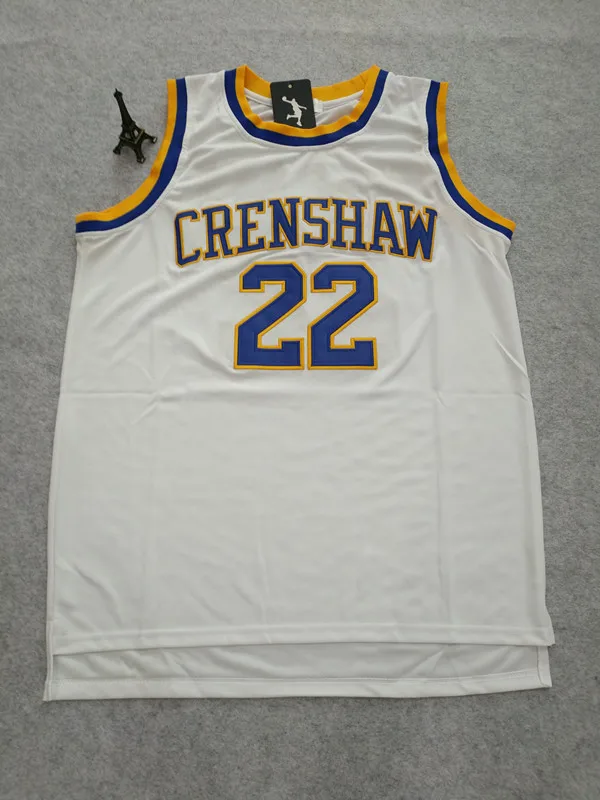 Любовь и Баскетбол 22 Куинси Макколл jerseycrenshaw школы Майки спортивные S-XXL |