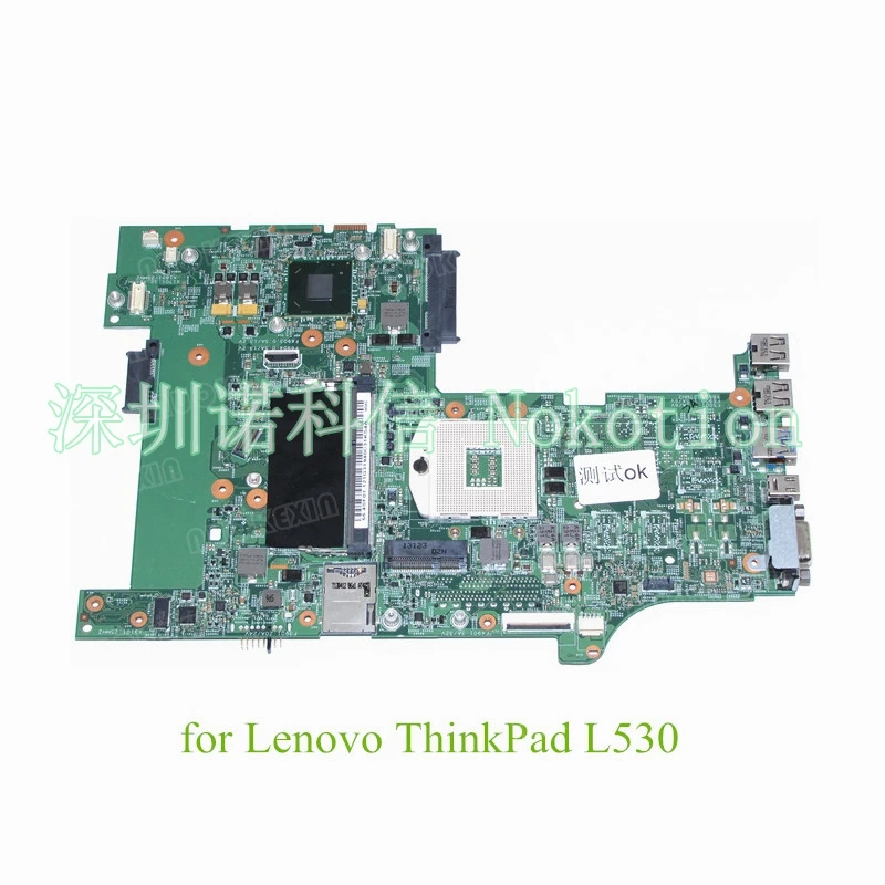 

NOKOTION FRU 04Y2022 for lenovo ThinkPad L530 15 Inch Laptop motherboard HD4000 SLJ8E DDR3