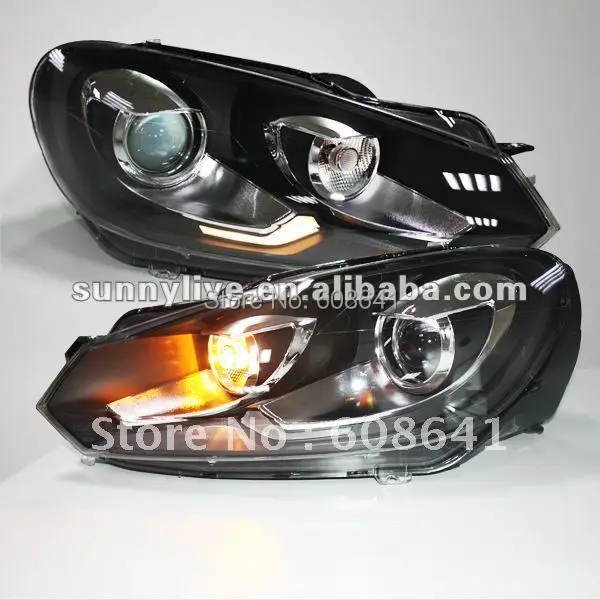 

For VW Golf 6 Angel Eyes headlight V2 Type