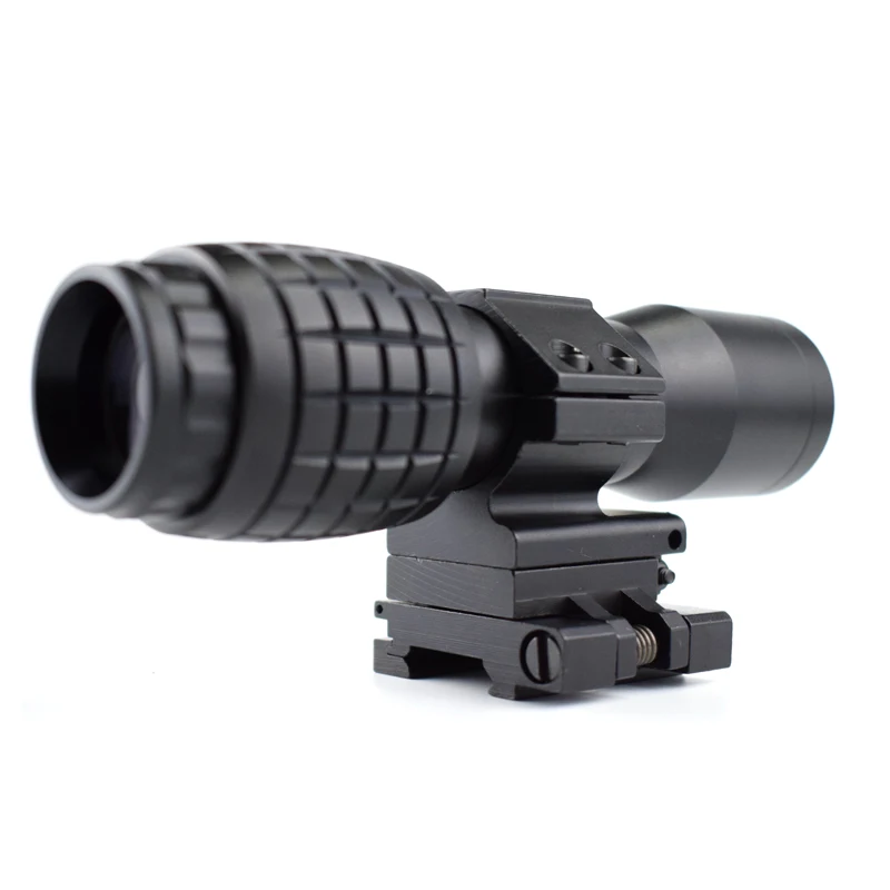 Tactical 4X Magnifier Sight Hunting Optics Scopes Shooting Airsoft Riflescope For 20mm Picatinny Rail | Спорт и развлечения