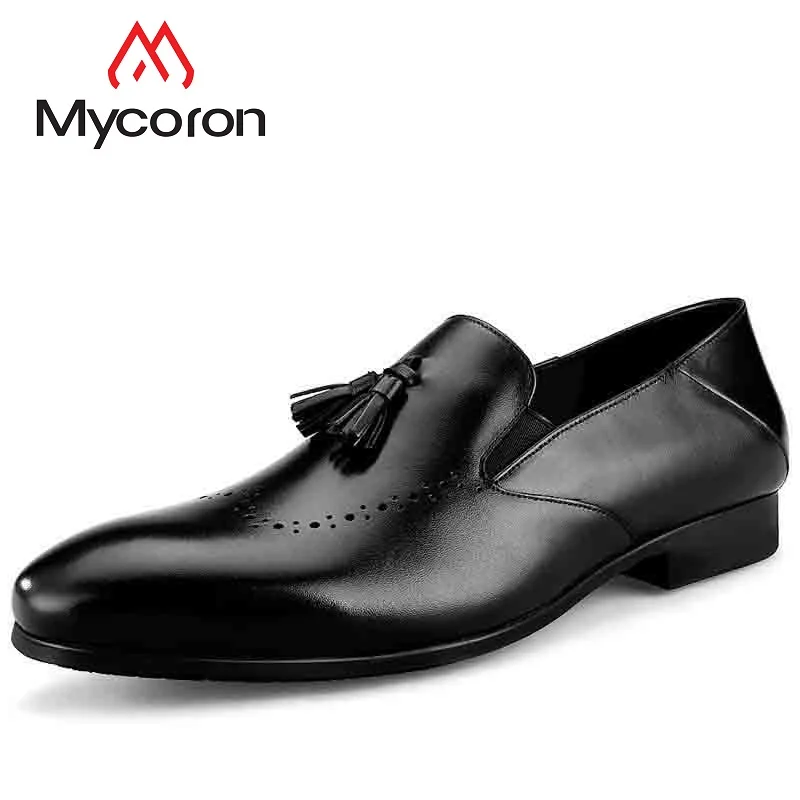 MYCORON/Новинка роскошные Брендовые мужские ботинки повседневная обувь высокого