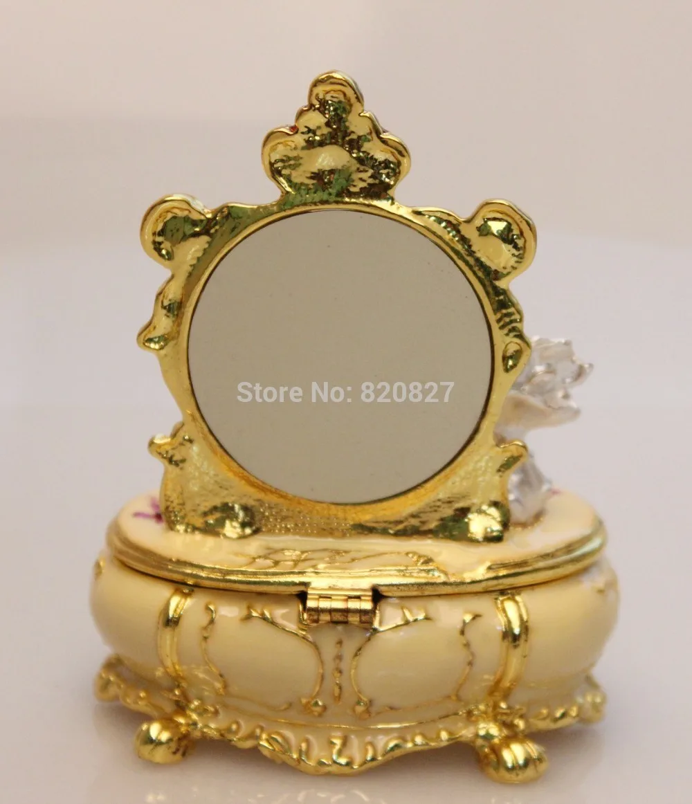Vintage Treasures Dresser Trinket Box in Dressing Table Shaped  Keepsake Box Retro Vintage Crafts Gifts for Women