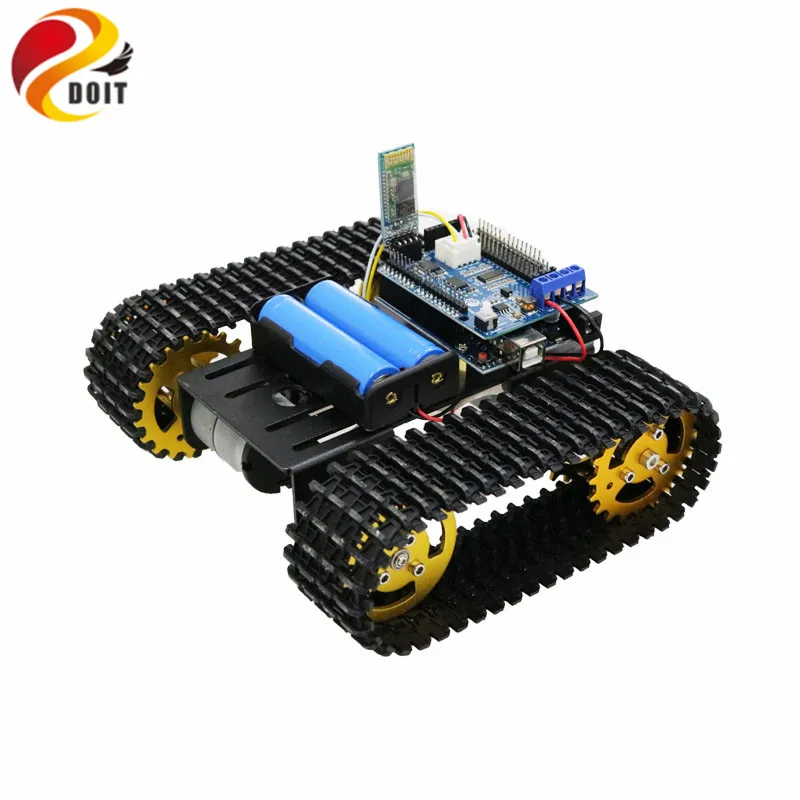 T101 Bluetooth/ручка/Wi-Fi RC управляемый робот-танк шасси автомобильный комплект с UNO R3