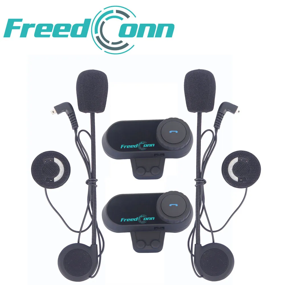 1 шт. мотоциклетный домофон шлем гарнитуры мотоцикл Bluetooth интерфон Макс 100 м 2